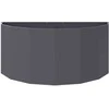 Lovelis Antracitas 120 x 60 x 50 cm Plienas
