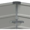 Lovelis Antracitas 129 x 129 x 45 cm Plienas