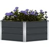 Lovelis Antracitas 129 x 129 x 45 cm Plienas