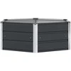Lovelis Antracitas 129 x 129 x 45 cm Plienas