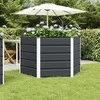 Lovelis Antracitas 129 x 129 x75 cm Plienas