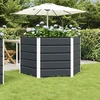 Lovelis Antracitas 129 x 129 x75 cm Plienas
