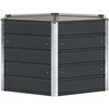 Lovelis Antracitas 129 x 129 x75 cm Plienas