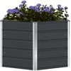 Lovelis Antracitas 129 x 129 x75 cm Plienas