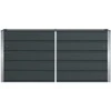 Lovelis Antracitas 160 x 40 x 75 cm Plienas