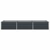 Lovelis Antracitas 290 x 100 x 45 cm Cinkuota plienas