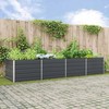 Lovelis Antracitas 385 x 100 x 75 cm Cinkuota plienas
