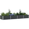 Lovelis Antracitas 385 x 100 x 45 cm Cinkuota plienas