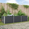 Lovelis Antracitas 290 x 100 x 75 cm Cinkuota plienas
