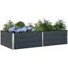 Lovelis Antracitas 195 x 100 x 45 cm Cinkuota plienas