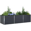 Lovelis Antracitas 290 x 100 x 75 cm Cinkuota plienas