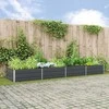 Lovelis Antracitas 385 x 100 x 45 cm Cinkuota plienas