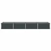 Lovelis Antracitas 385 x 100 x 45 cm Cinkuota plienas
