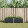 Lovelis Antracitas 195 x 100 x 45 cm Cinkuota plienas