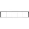 Lovelis Antracito 480 x 100 x 45 cm Galvanizuotas plienas