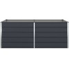 Lovelis Antracitas 195 x 100 x 75 cm Cinkuota plienas