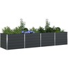 Lovelis Antracitas 385 x 100 x 75 cm Cinkuota plienas