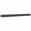 Lovelis Antracitas 770 x 50 x 45 cm Cinkuota plienas