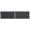 Lovelis Antracitas 195 x 50 x 45 cm Cinkuota plienas