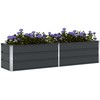Lovelis Antracitas 195 x 50 x 45 cm Cinkuota plienas