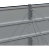 Lovelis Antracitas 195 x 50 x 45 cm Cinkuota plienas
