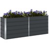 Lovelis Antracitas 195 x 50 x 75 cm Cinkuota plienas