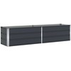 Lovelis Antracitas 195 x 50 x 45 cm Cinkuota plienas