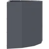 Lovelis Antracitas 60 x 30 x 35 cm Plienas