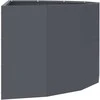 Lovelis Antracitas 90 x 45 x 35 cm Plienas