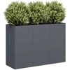Lovelis, antracito, 120x40x80cm, šaltai valcuotas plienas