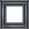 Lovelis, antracito, 40x40x80cm, šaltai valcuotas plienas