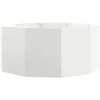 Lovelis Balta 120 x 120 x 50 cm Plienas