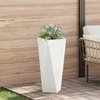 Lovelis Balta 30 x 30 x 75 cm Plienas
