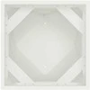 Lovelis Balta 50 x 50 x 75 cm Plienas