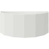 Lovelis Balta 90 x 45 x 35 cm Plienas