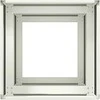 Lovelis, baltos spalvos, 40x40x80cm, šaltai valcuotas plienas