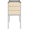 Lovelis Ivory 100 x 45 x 90 cm Cinkuota plienas
