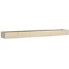 Lovelis Ivory 580 x 100 x 45 cm Cinkuota plienas