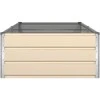 Lovelis Ivory 195 x 100 x 45 cm Cinkuota plienas