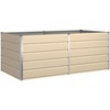 Lovelis Ivory 195 x 100 x 75 cm Cinkuota plienas