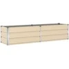 Lovelis Ivory 195 x 50 x 45 cm Cinkuota plienas
