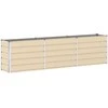 Lovelis Ivory 290 x 90 x 75 cm Cinkuota plienas