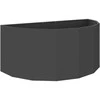 Lovelis Juoda 120 x 60 x 50 cm Plienas