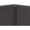 Lovelis Juoda 50 x 50 x 40 cm Plienas