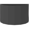 Lovelis Juoda 60 x 30 x 35 cm Plienas