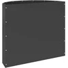 Lovelis Juoda 60 x 30 x 50 cm Plienas
