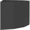 Lovelis Juoda 90 x 45 x 35 cm Plienas