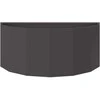 Lovelis Juoda 90 x 45 x 35 cm Plienas
