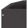 Lovelis Juoda 90 x 45 x 50 cm Plienas