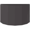 Lovelis Juoda 90 x 45 x 50 cm Plienas